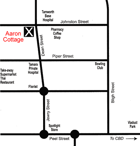 Tamworth Map