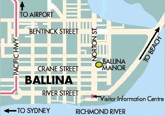 Ballina Map