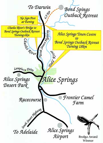 Map: Bond Springs