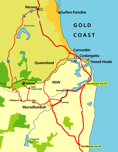 Tweed Valley Map