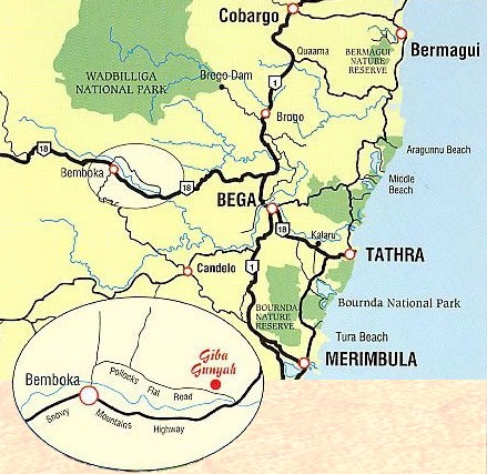 Bega Map