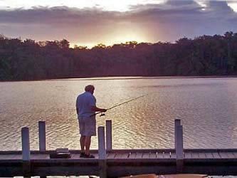 Fishing from the Jetty