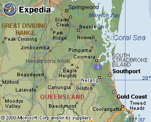 Map: Nerang