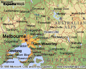 Map: Healesville