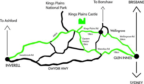 Map : Gwydir Highway