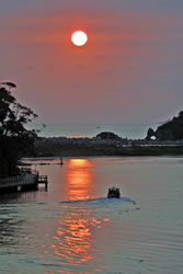 Sunset over Inlet