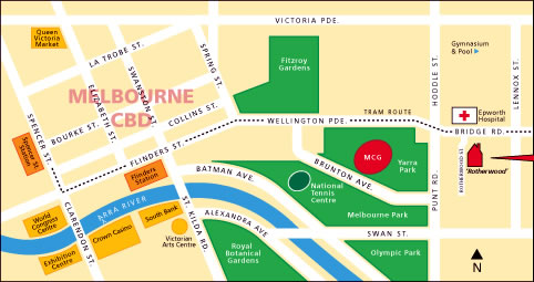 Melbourne Map