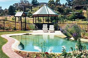 gazebo & pool